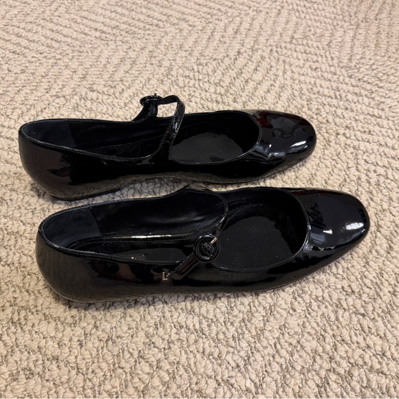 Larroudé Blair Mary Jane Flats (black patent) - Picture 4 of 6